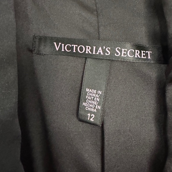 🥂Elegant Vintage Ladies Victoria’s Secret Black Tuxedo Style Suit Jacket Size 12 - Picture 4 of 16